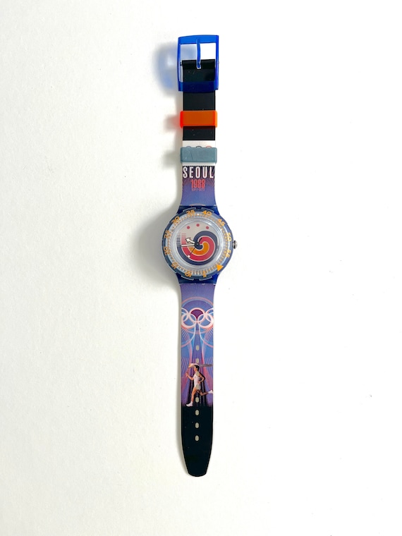 1988 Swatch Scuba 200 SEOUL 1988 SDZ100 - New Battery Installed