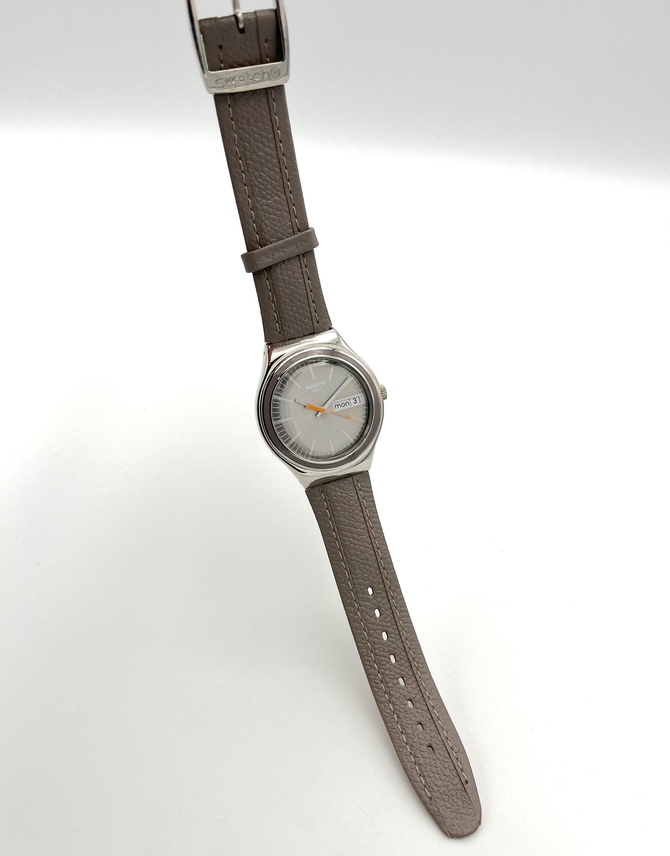 Swatch Irony Big GRAY SUIT YGS745 - Unworn and Mint Condition