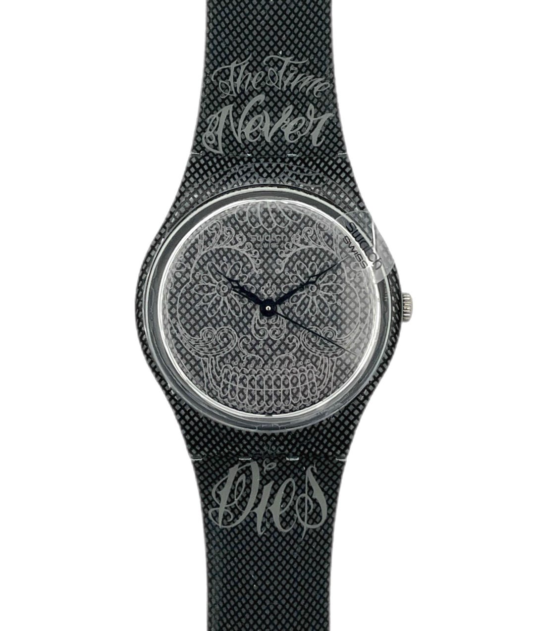 Swatch Time Never Dies Black GM180 - Classic Vintage 34mm Unisex