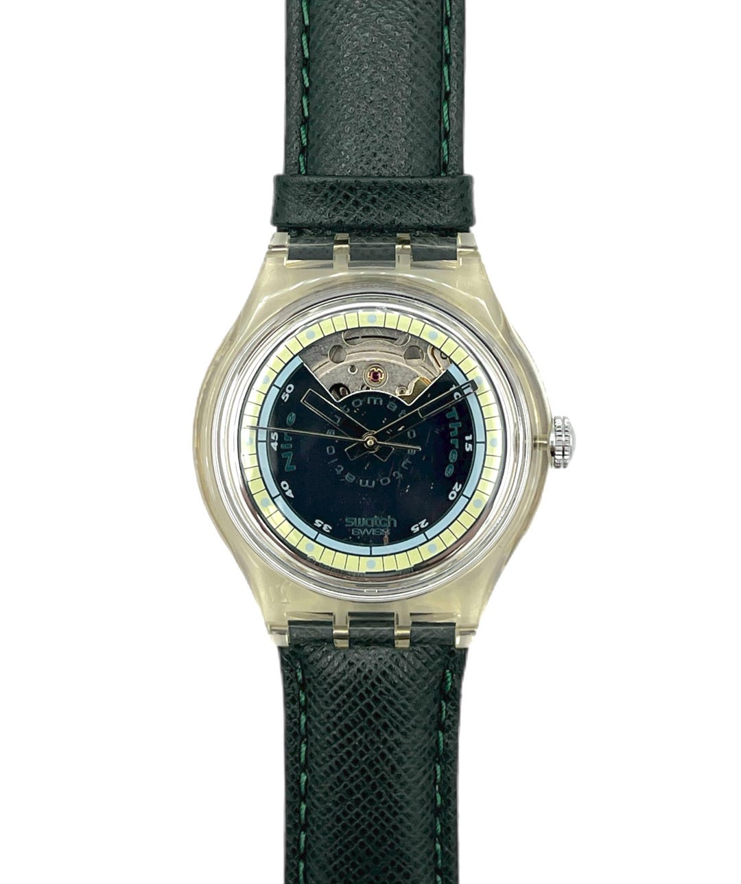 1992年製 スウォッチ オートマチック SAK100 フランソワ レザー