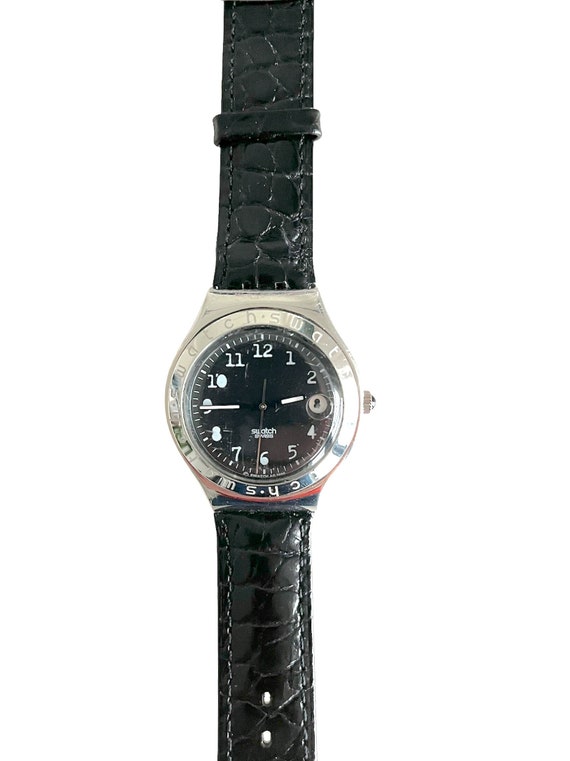 NEW : vintage Swatch Irony Big BLUE ROAD YGS706 f… - image 1