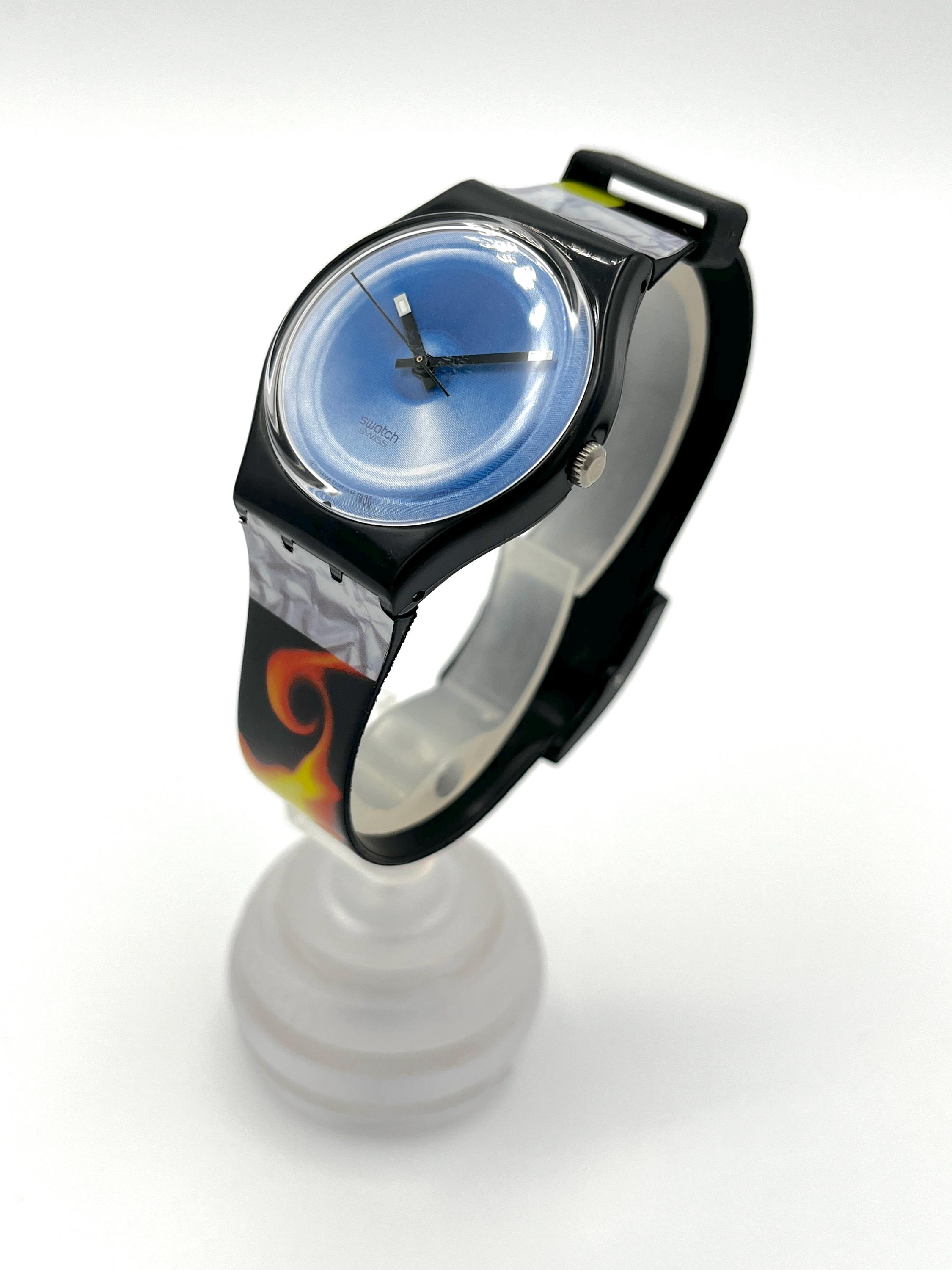 1997 Swatch BOOSTER GB182 - New in Box - 34mm Diameter - Rare 90s
