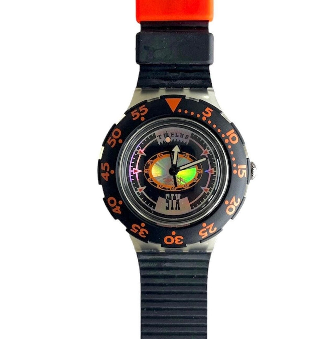Vintage 1993 Swatch Scuba 200 TECH DIVING SDK110 - Unworn Mint