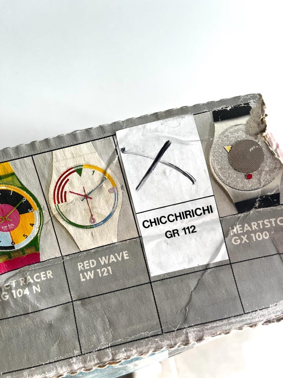 Maxi Swatch マキシスウォッチ CHICCIRICHI MGR112 Vintage 1992 Swatch Maxi Wall Clock Chicchirichi MGR112