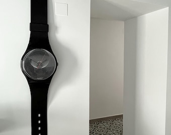 Swatch Maxi Wall Clock VULCANO MGB114 From 1987 - Perfect