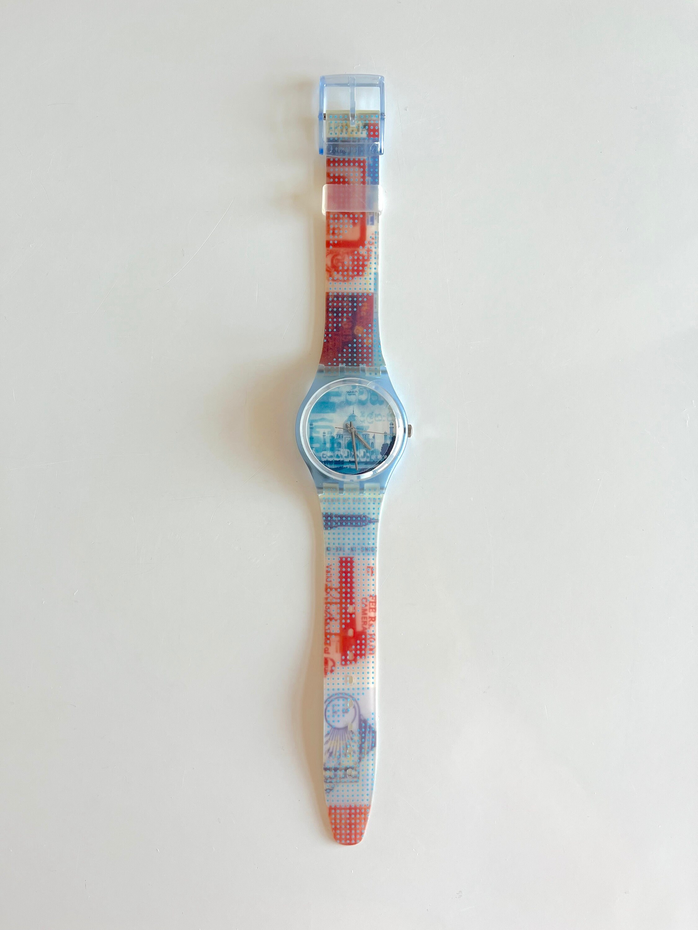 Swatch Watch - GN195 - TRAVEL DIARY Vintage 2001 Swatch Gent TRAVEL DIARY GN195 - Unworn Mint  main image 4