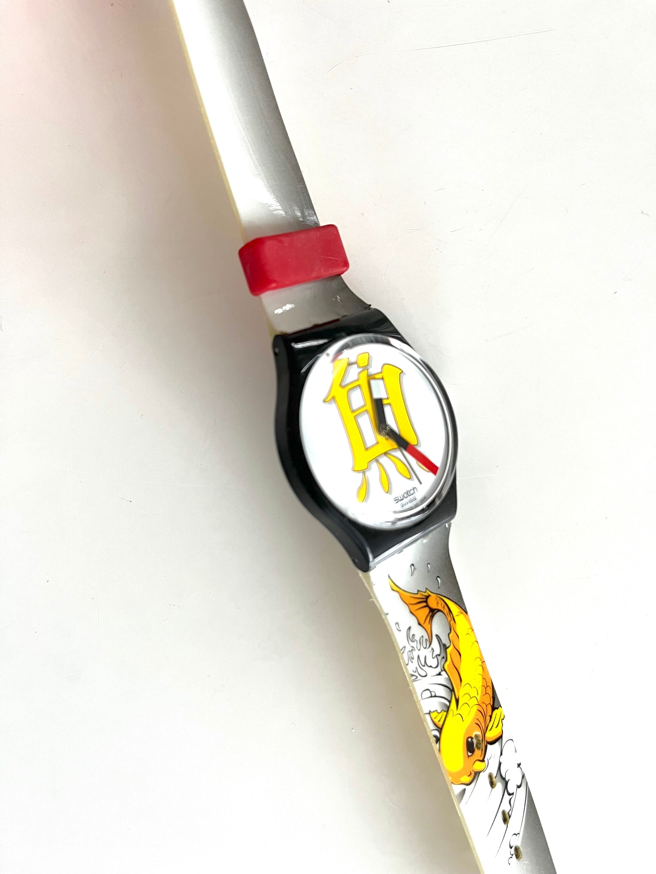 NIB Swatch GB226 Prosperous Fish 34mm Vintage Swatch Strap,  main image 2