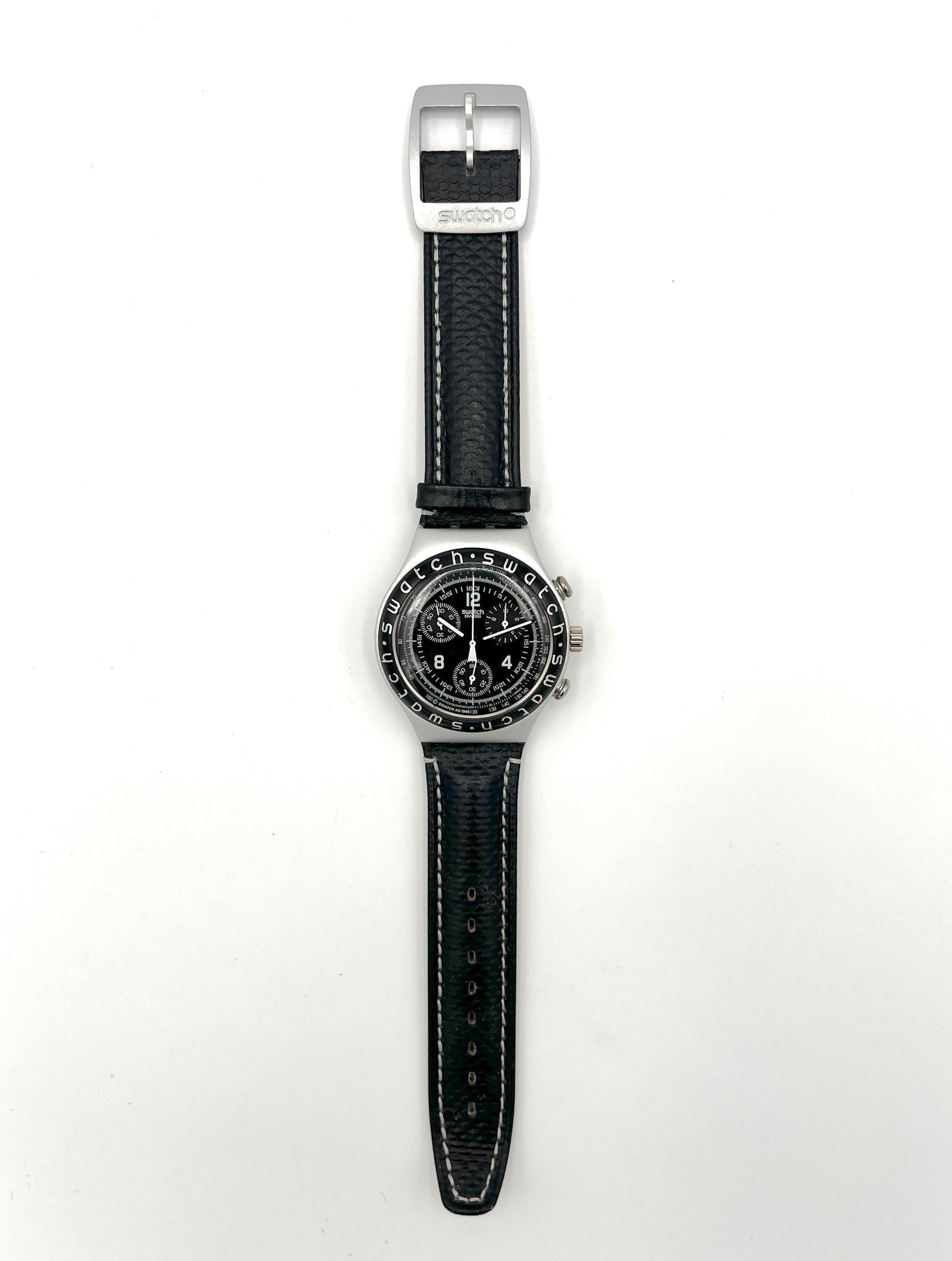 Vintage 1996 Swatch Irony Chrono High Tail YCS1000 - Unworn 40mm