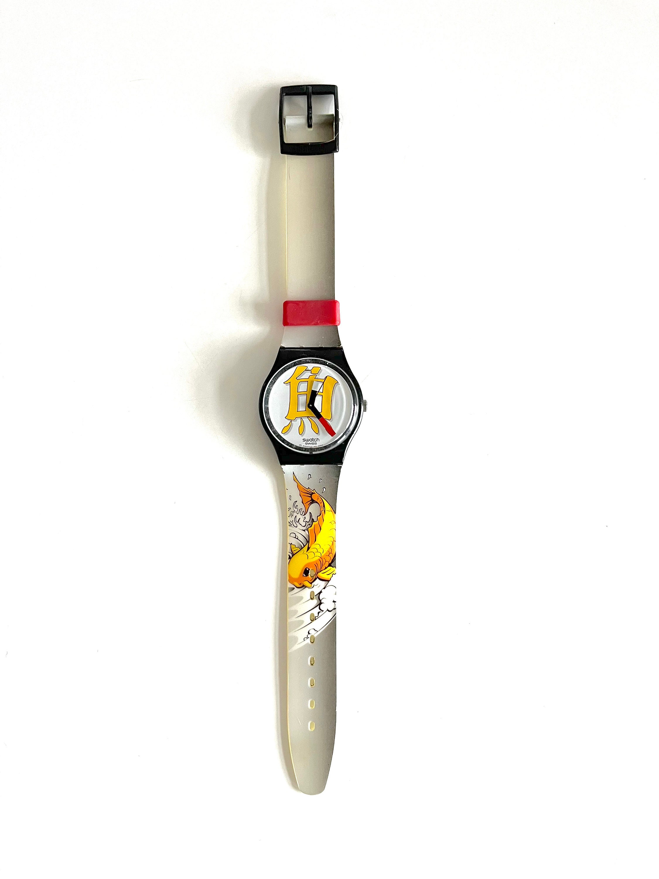 NIB Swatch GB226 Prosperous Fish 34mm Vintage Swatch Strap,  main image 3