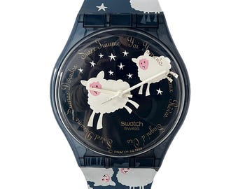 Vintage 1986 Swatch Maxi Wall Clock VASILY MLW111 - 209cm Tall