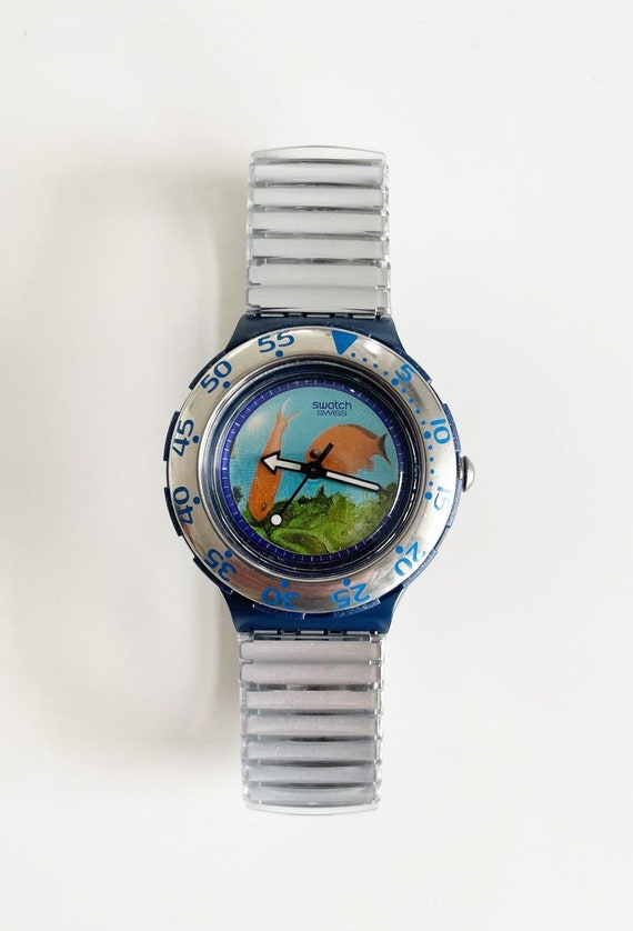 NEW : 1994 Swatch Scuba 200 DECOMPRESSION SDN112 Unworn | Etsy Australia