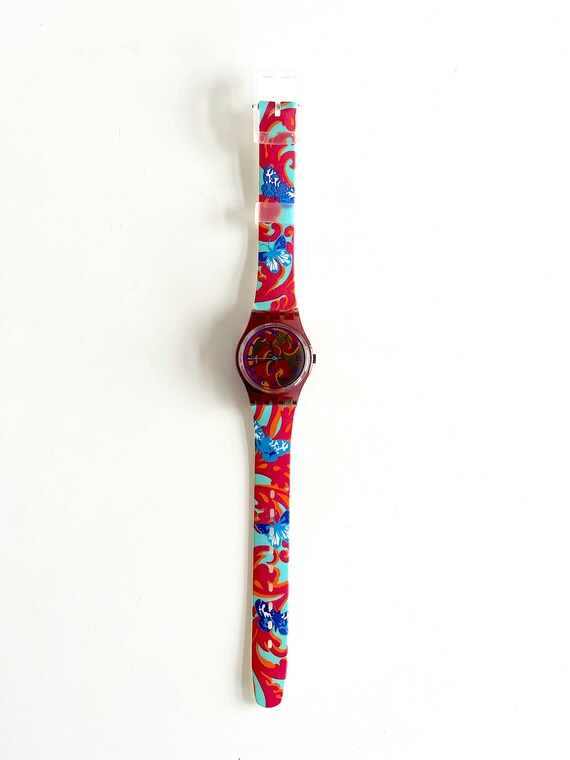 VINTAGE SWATCH LADY LEI 1992 Swatch | Accessories | Swatch 992 Vintage Ladies Rotelei  main image 3