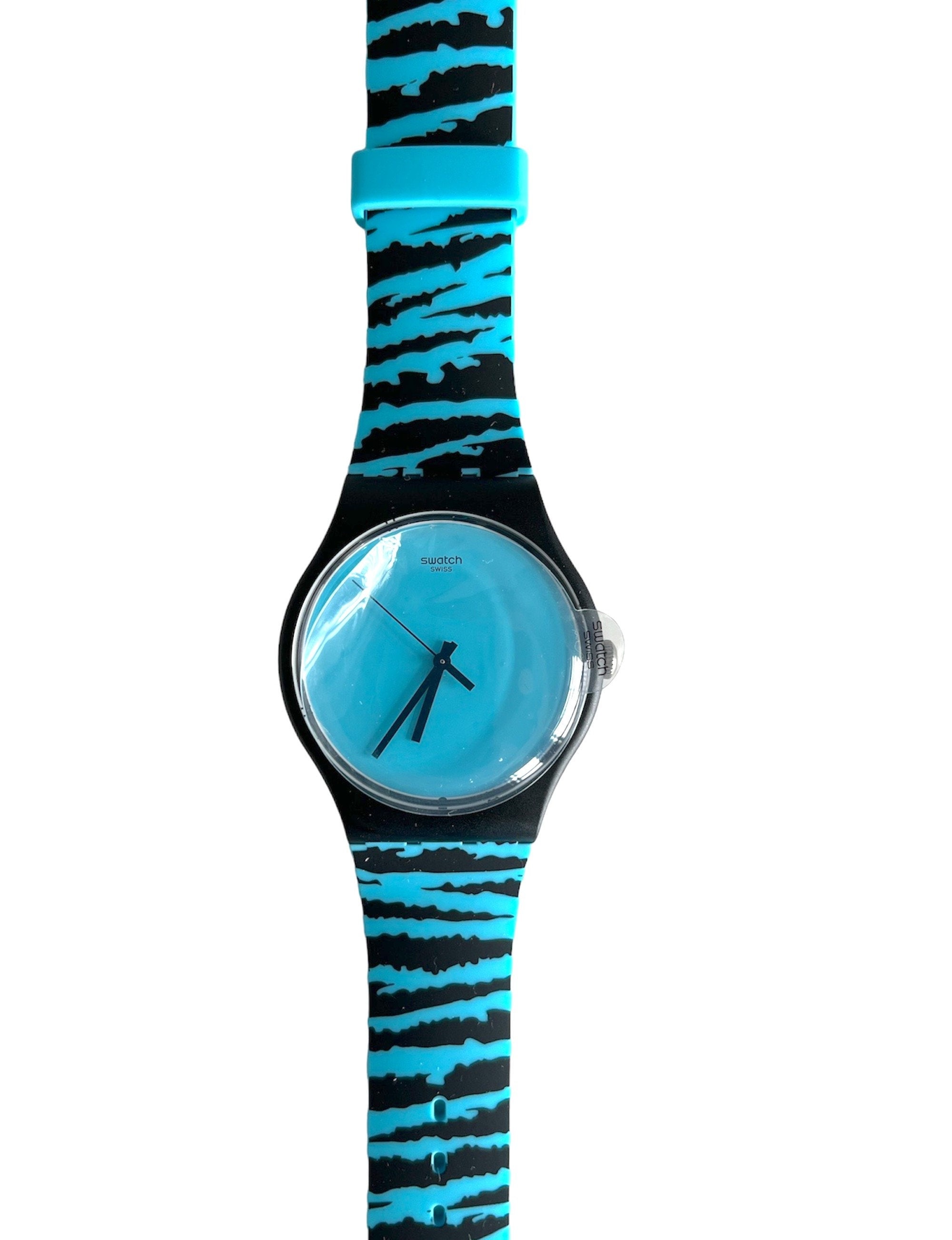 New Swatch New Gent WONDER TUBE SUOZ143 Mint New Battery