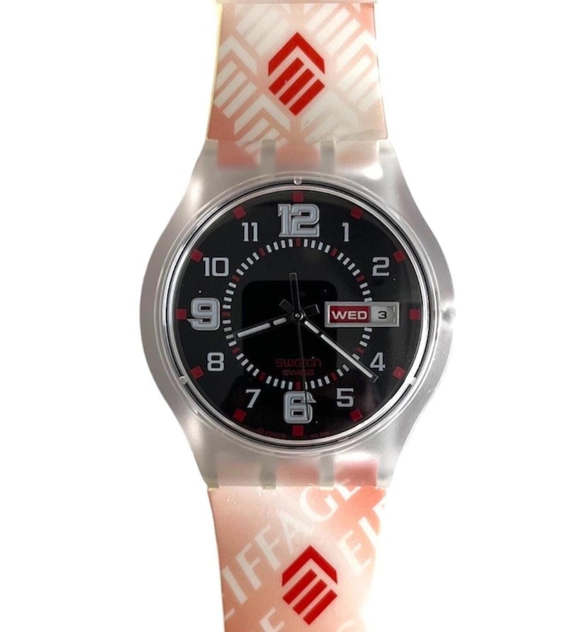 Vintage Swatch Jelly in Jelly RUBY TOUCH SUJK701C for Eiffage