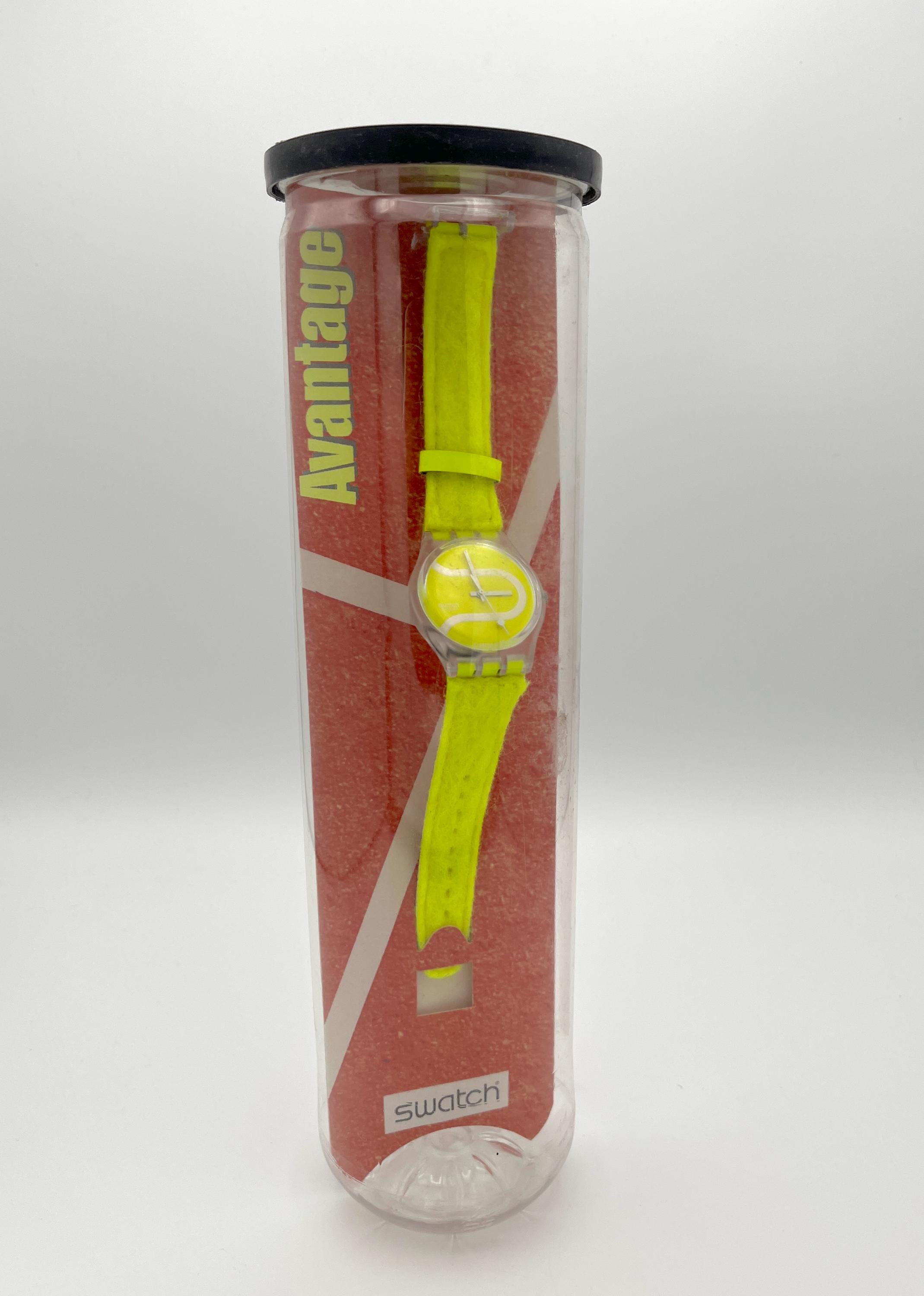 Vintage 1998 Swatch AVANTAGE GK277 - Unopened Tennis Can Packaging 