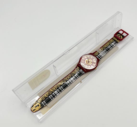 Vintage 1995 Swatch Gent MR WATSON GR128 - Unworn Mint Condition 