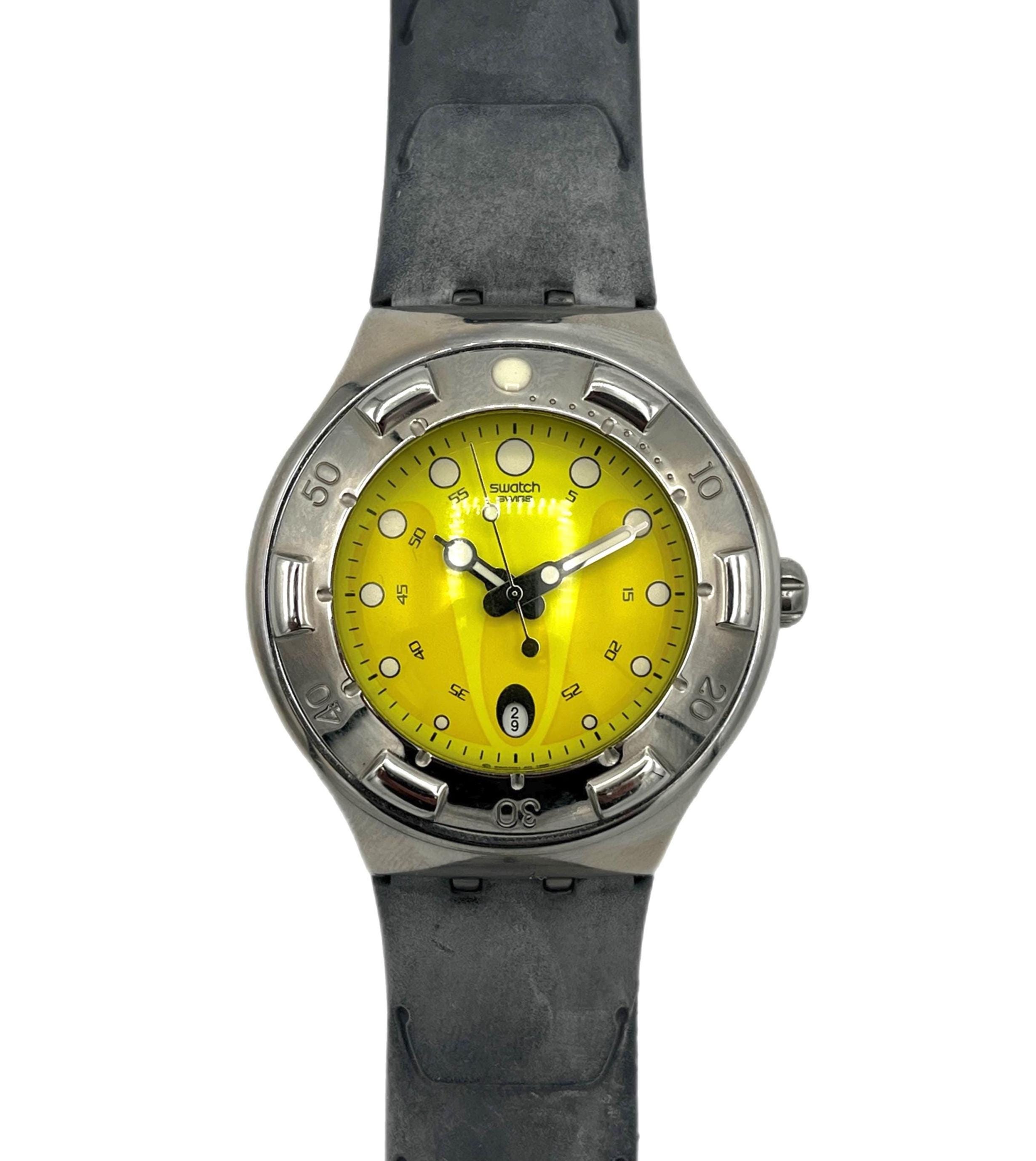1999 Swatch Irony Scuba 200 Chrono SPARTOON YDS404 - New in Box