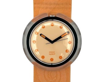 1992 Pop Swatch GRANATINA PWB167 – seltene Vintage-Uhr in Pfirsichfarbe – perfektes Retro-Geschenk für sie – neu in der Box – 39 mm