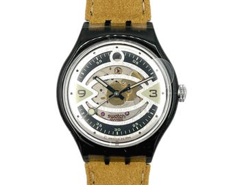 Vintage 1994 Swatch Automatic SAM103 CLASSIC CHEDDAR - Unworn Mint
