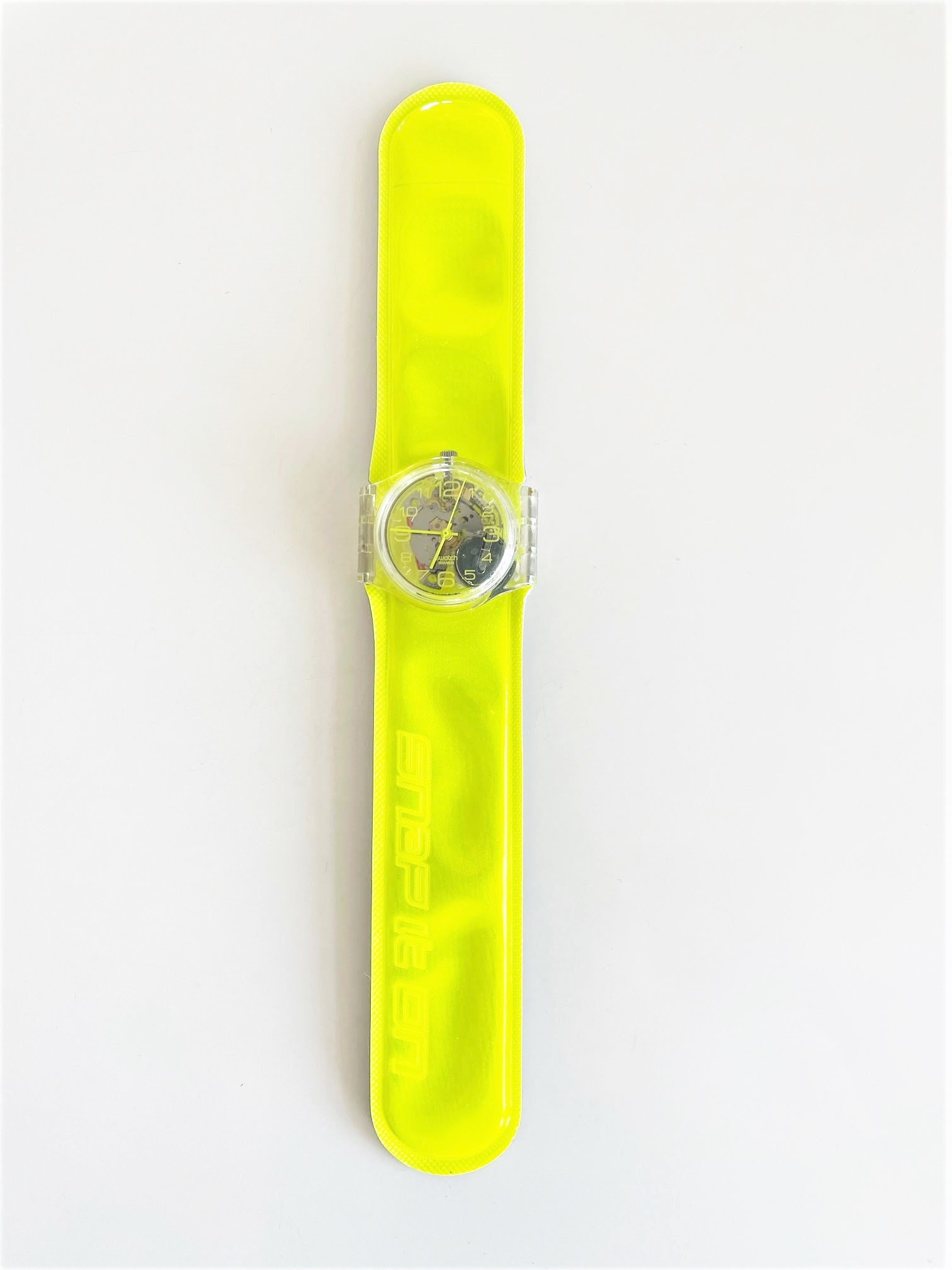 Swatch Watch - GK348 - YELLOW SPRING RARE 2001 Swatch SNAP IT ON Collection YELLOW SPRING Watch  main image 4
