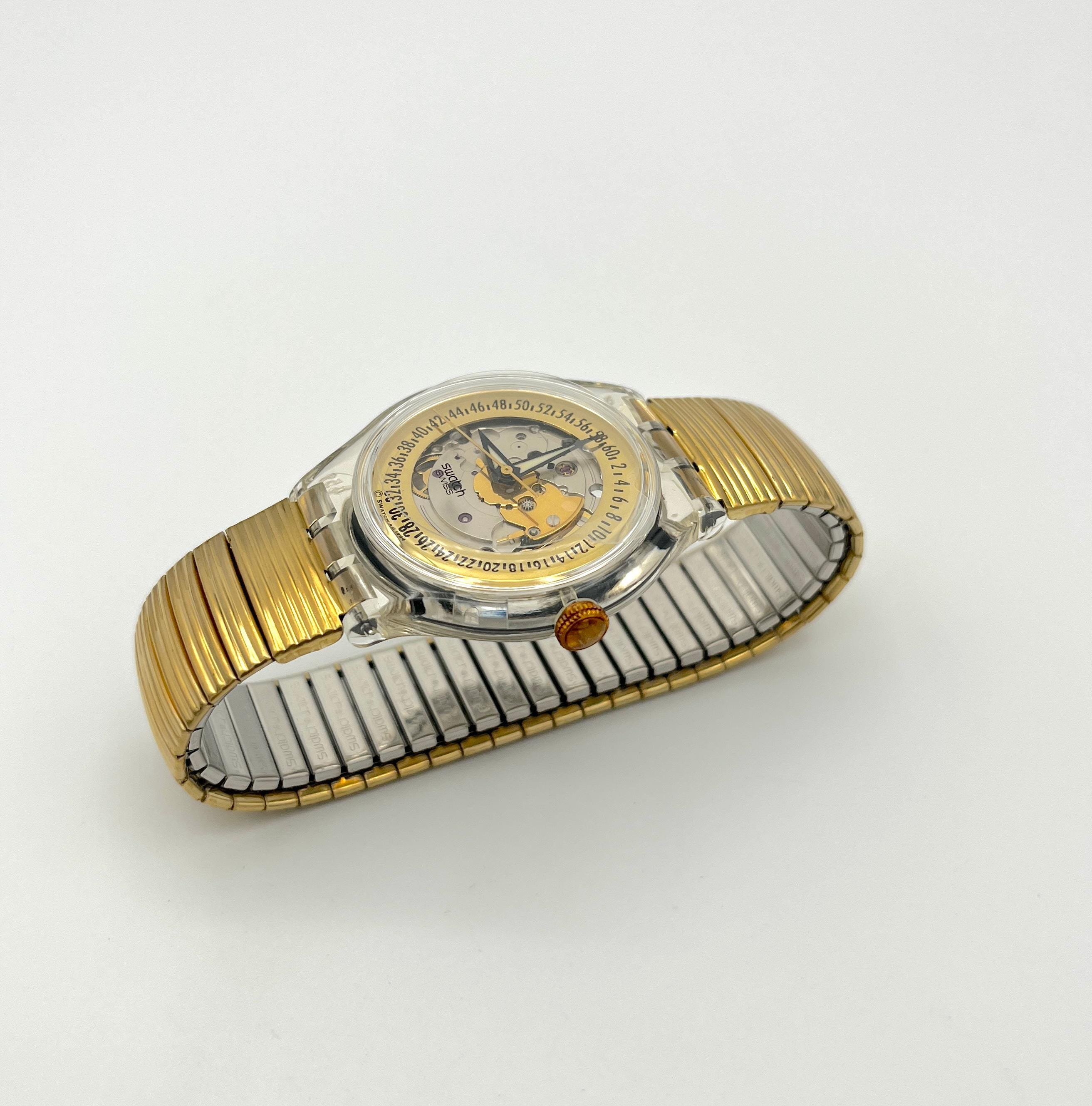 Vintage 1995 Swatch Automatic GOLDEN SIXTIES SAK115 - Unworn