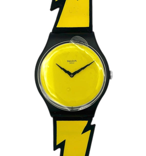 ジェレミースコット　swatch コラボ Swatch New Gent LIGHTING FLASH SUOZ104 by Jeremy Scott - Unworn