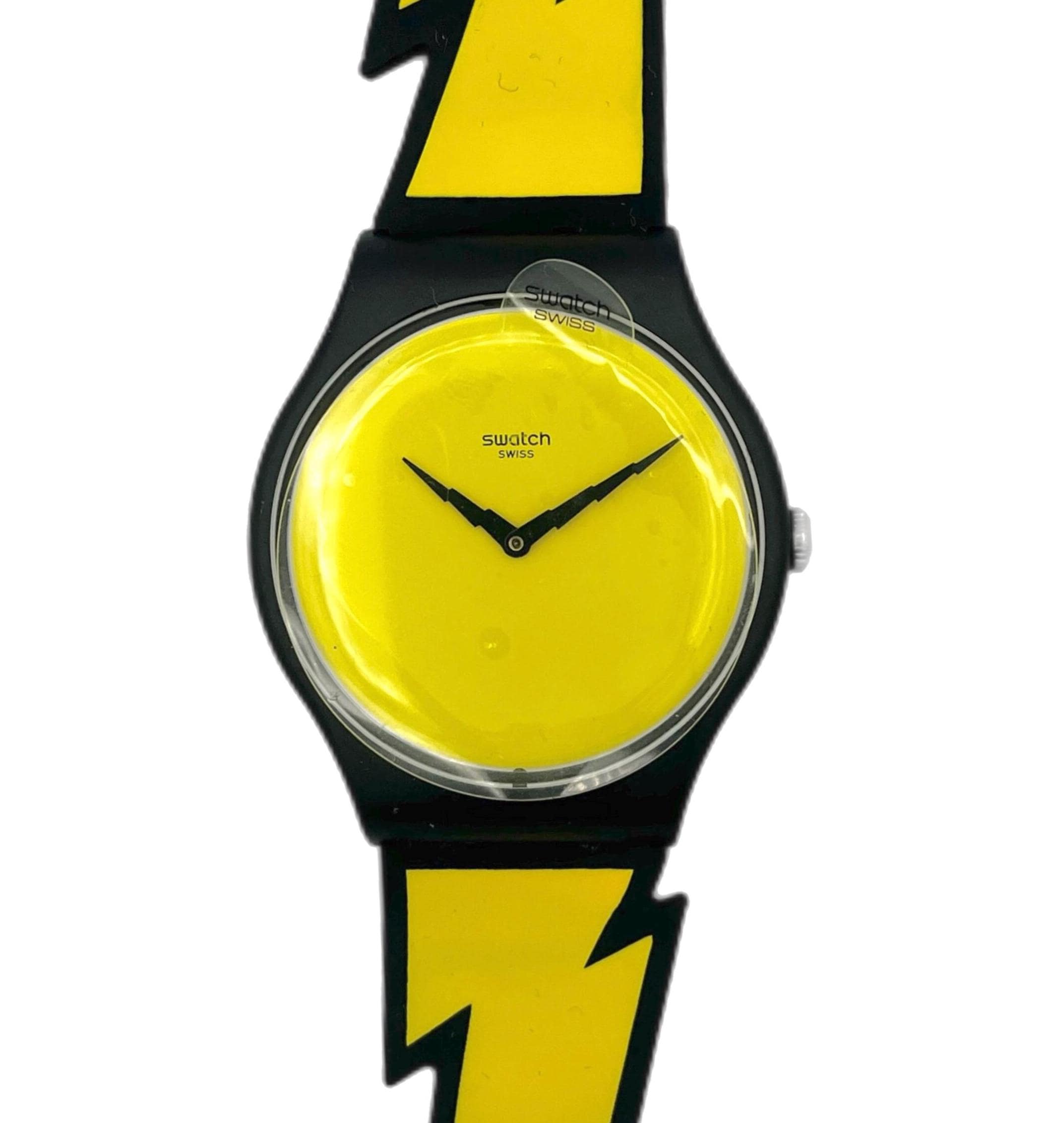 Swatch New Gent LIGHTING FLASH SUOZ104 by Jeremy Scott - Unworn