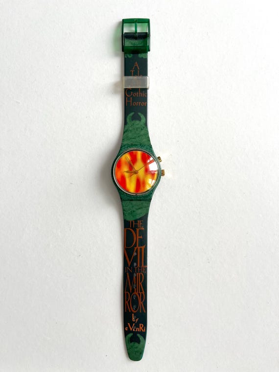 Swatch The Club Watch The Devil GG900 New Battery Swatch The Devil GG900 – swatchandbeyond.com main image 4