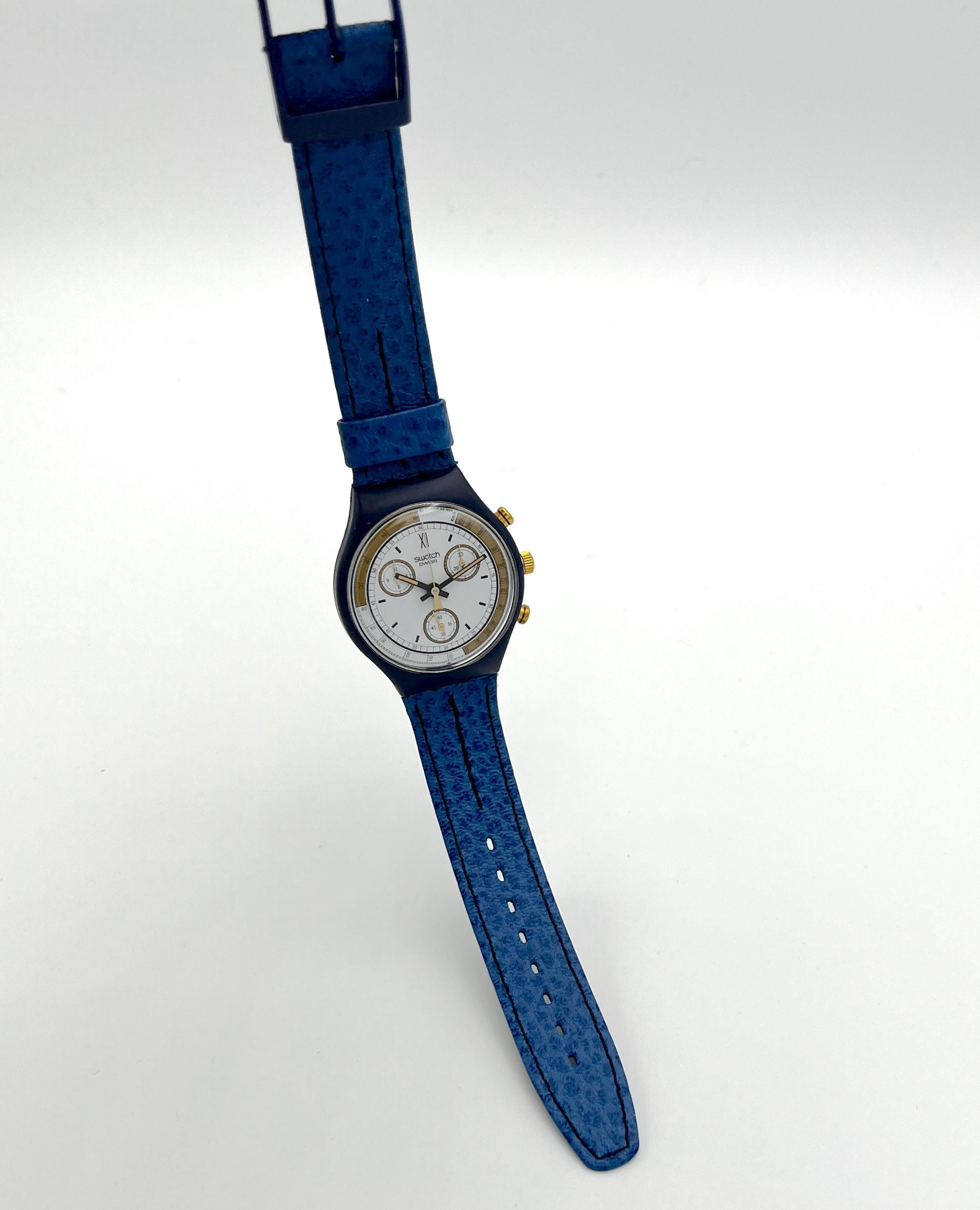 Swatch Chrono SCN100 SKIPPER Watch | Vintage 1990 Swatch SWATCH 