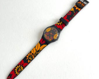 Swatch Special KALINKA MALINKA RED GZ285 – neuwertiger, ungetragener  Zustand – neue Batterie eingebaut – 34 mm Durchmesser