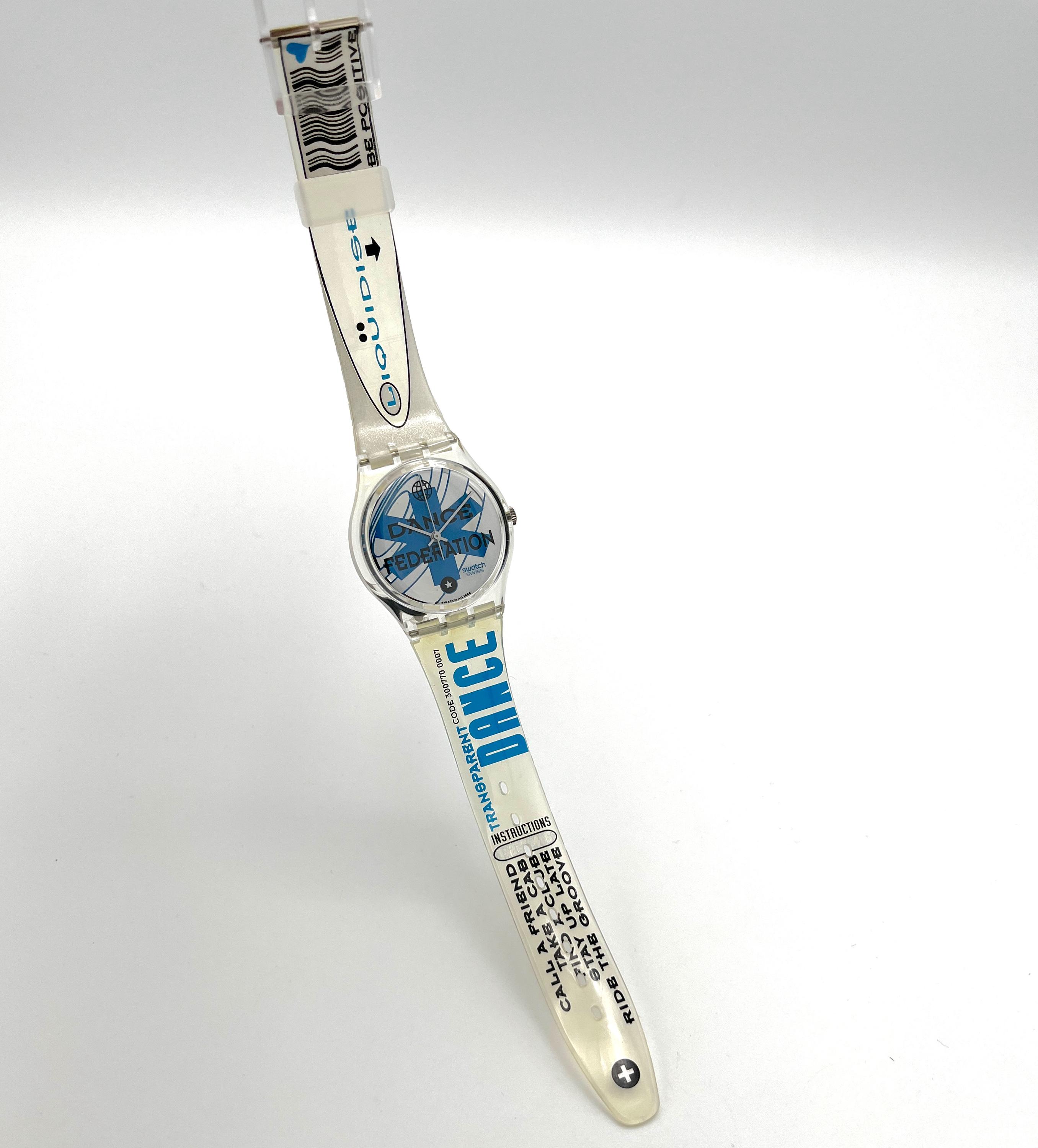 Zegarek Swatch Gent ICE DANCE GK201 z 1995 roku, nienoszony, w 