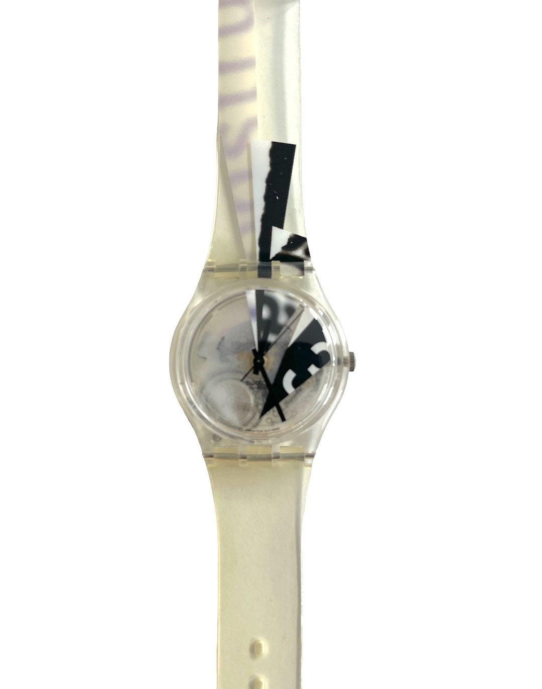 Vintage 1996 Swatch Gent CON-FUSION GK222 - état neuf non porté 