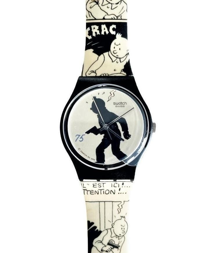Swatch Happy Birthday Tintin GZ187 Price as of April 2025