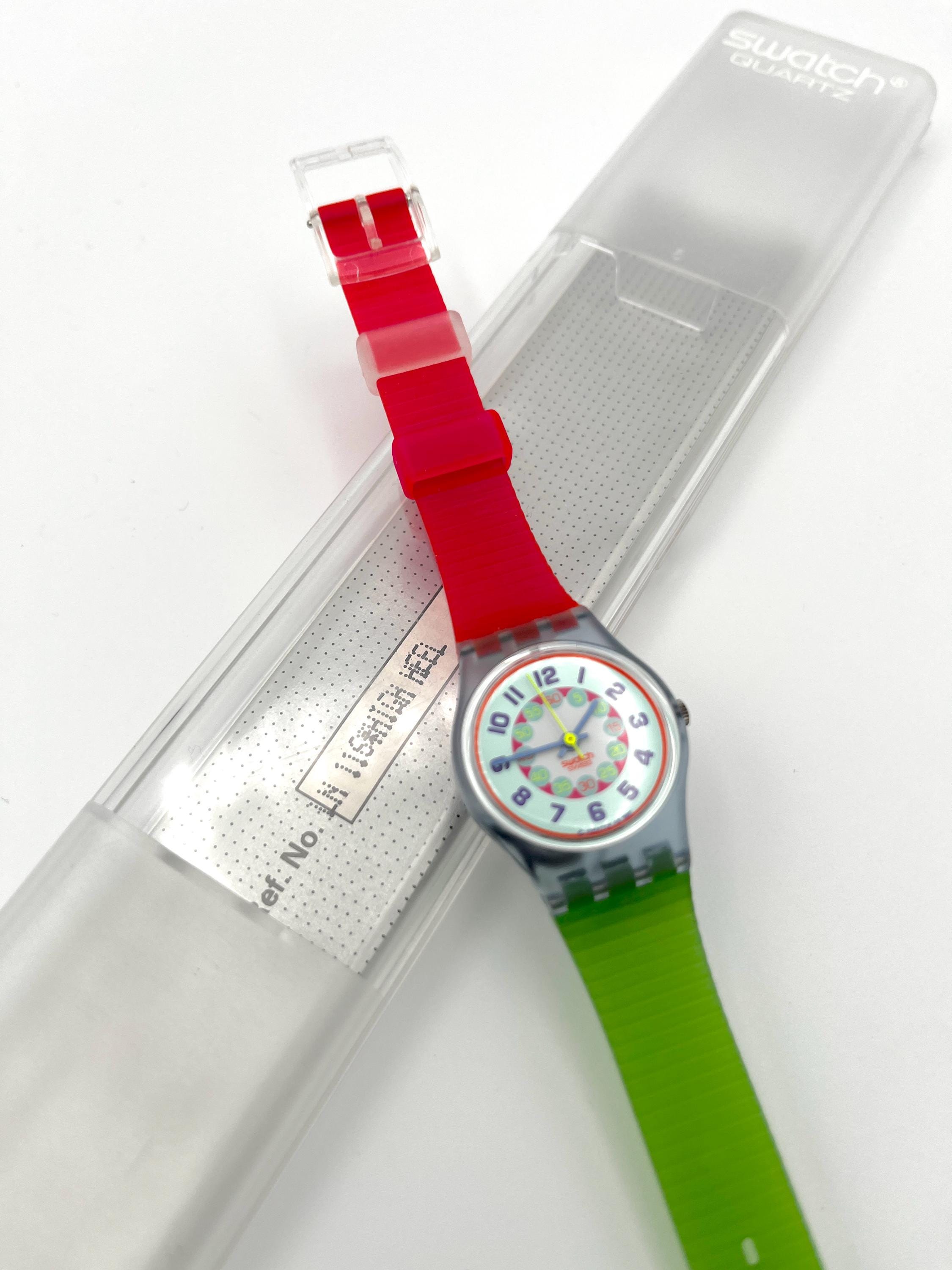 ?FINAL ?SWATCH STANDARD Lady 1992. 
LN116-HIGH HEEL MINT COND & ALL DOCS Vintage 1992 Swatch Lady HIGH HEEL LN116 - Unworn Mint  main image 2