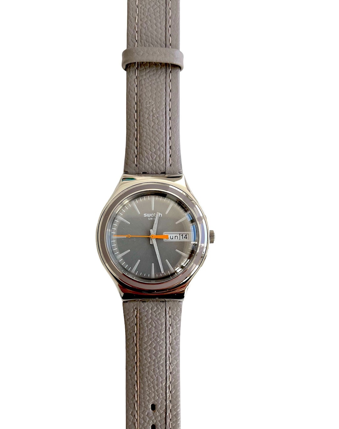 Swatch Swiss Swatch Irony Charcoal Suit Swatch Irony Charcoal Suit