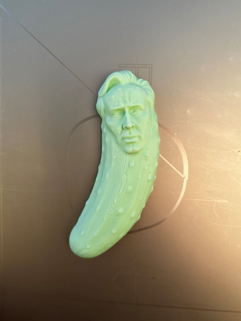 3D Printed Picolas Cage Keychain Holiday Ornament Etsy