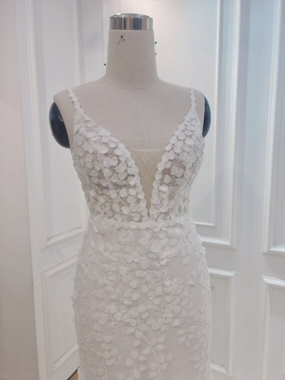 Tubino in sales pizzo bianco