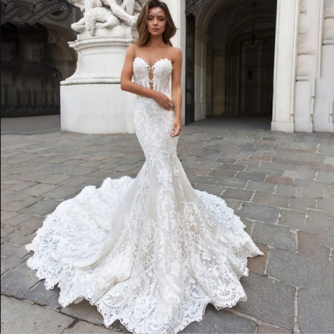 Expensive Mermaid Wedding Dresses