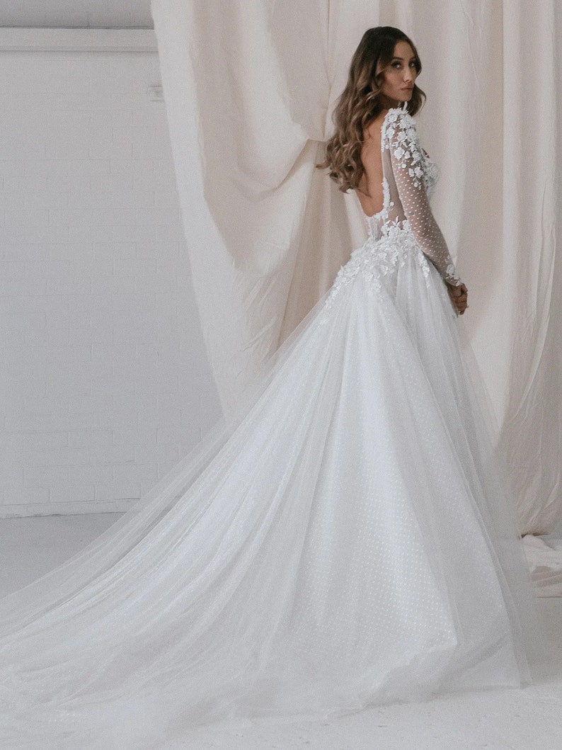 Custom Wedding Dress for the Bride. Beautiful Lace Mermaid Etsy