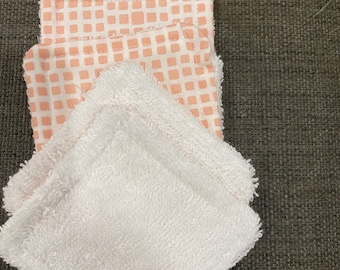 Cero residuos maquillaje de quitadores almohadillas cuadradas