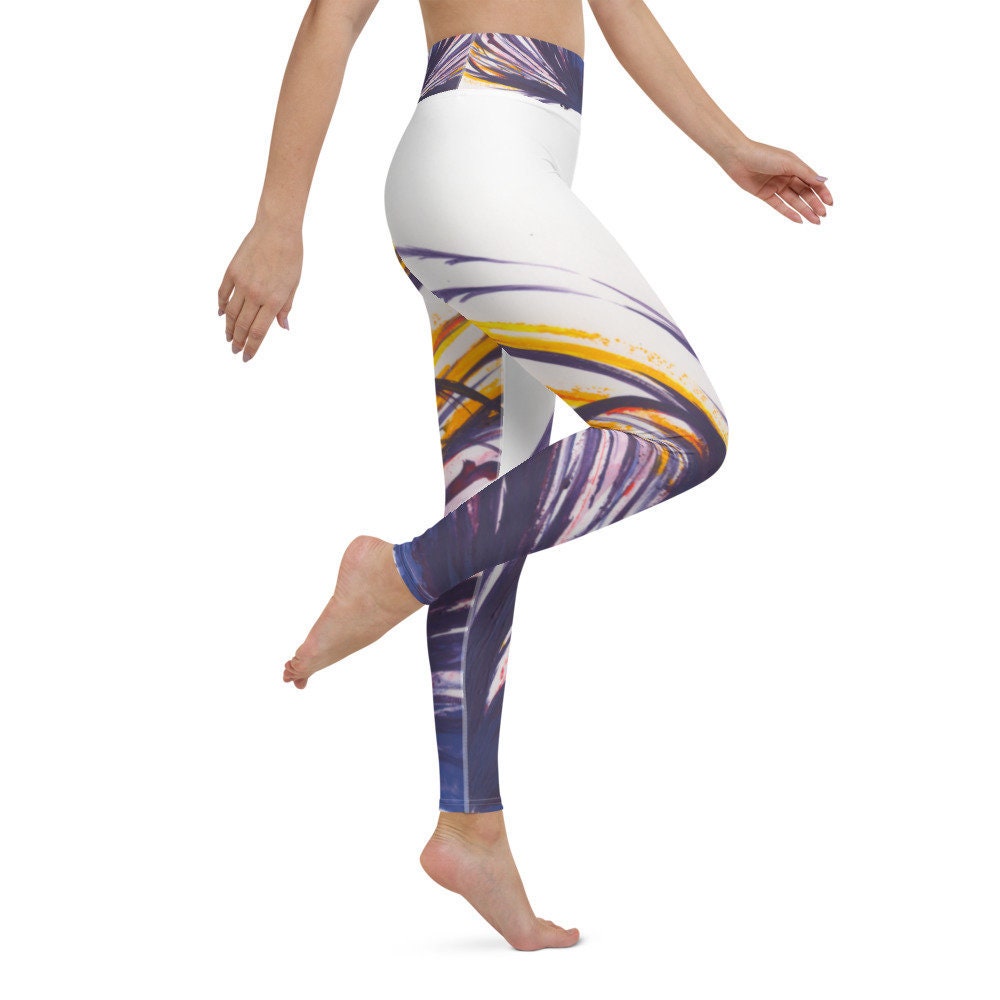 Gold Leggings Running Pants Yoga Wear 
