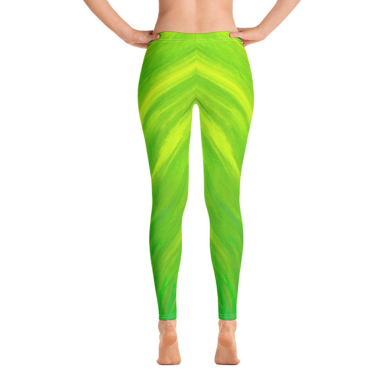 Ombre Leggings Green Yoga Pants Fitness Gifts for Women Gym Etsy