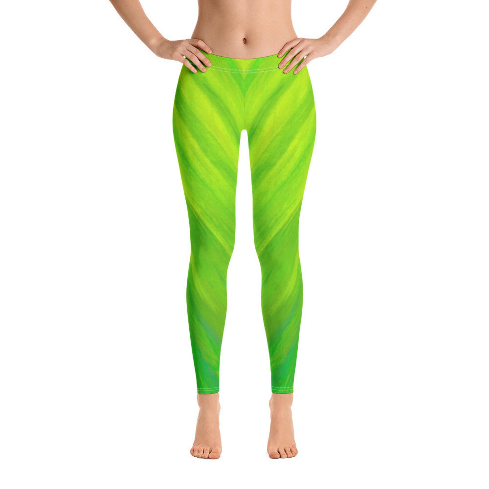 Ombre Leggings, Green Yoga Pants, Fitness Gifts for Women, Gym Gifts ...