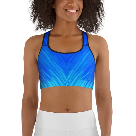 Buy Blue Ombre Sports Bra Woman, Cute Workout Set, Yoga Lover Gift for Her,  Fitness Gifts for Women, Athletic Outfit, Running Gifts for Girls Online in  India 