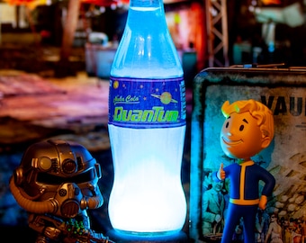 Nuka Cola Quantum Glowing Glass Bottle from Fallout