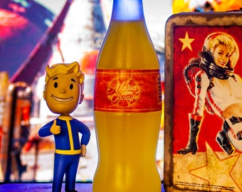 Fallout Nuka-Cola Quantum Glass Bottle - Official Fallout 3/4 Merchandise - Made In Germany