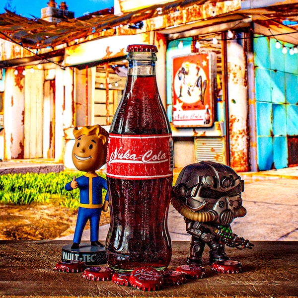 Nuka Cola Glass Bottle from Fallout