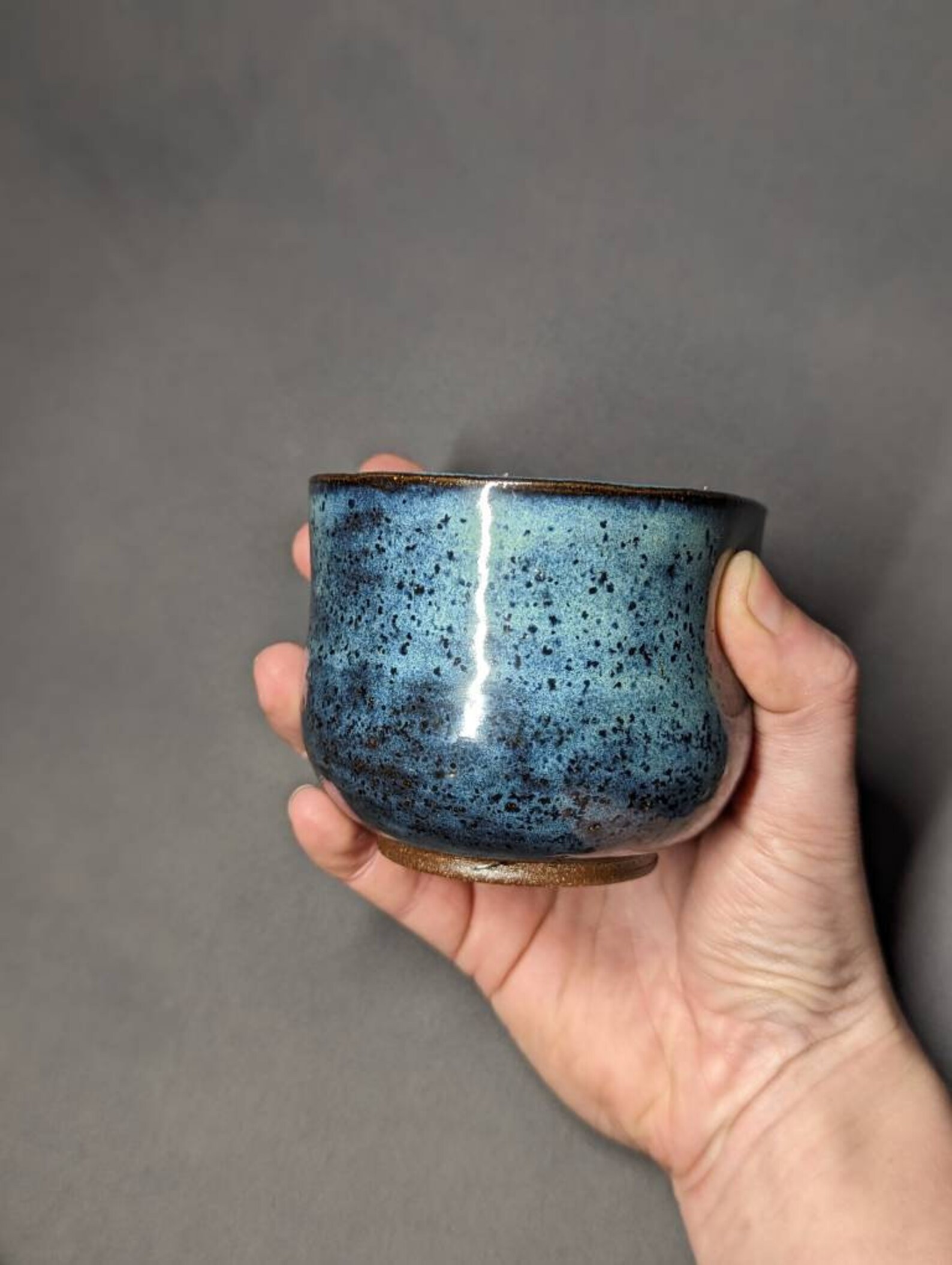 Turquoise Dimpled Traditional Tea Cup - Etsy