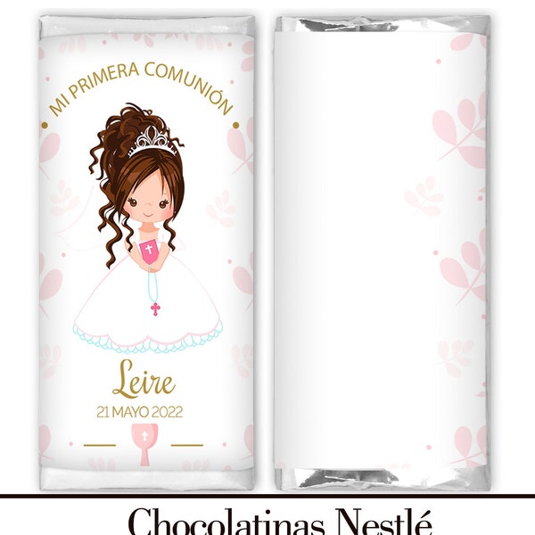 Chocolatinas Nestlé Comunión Personalizadas