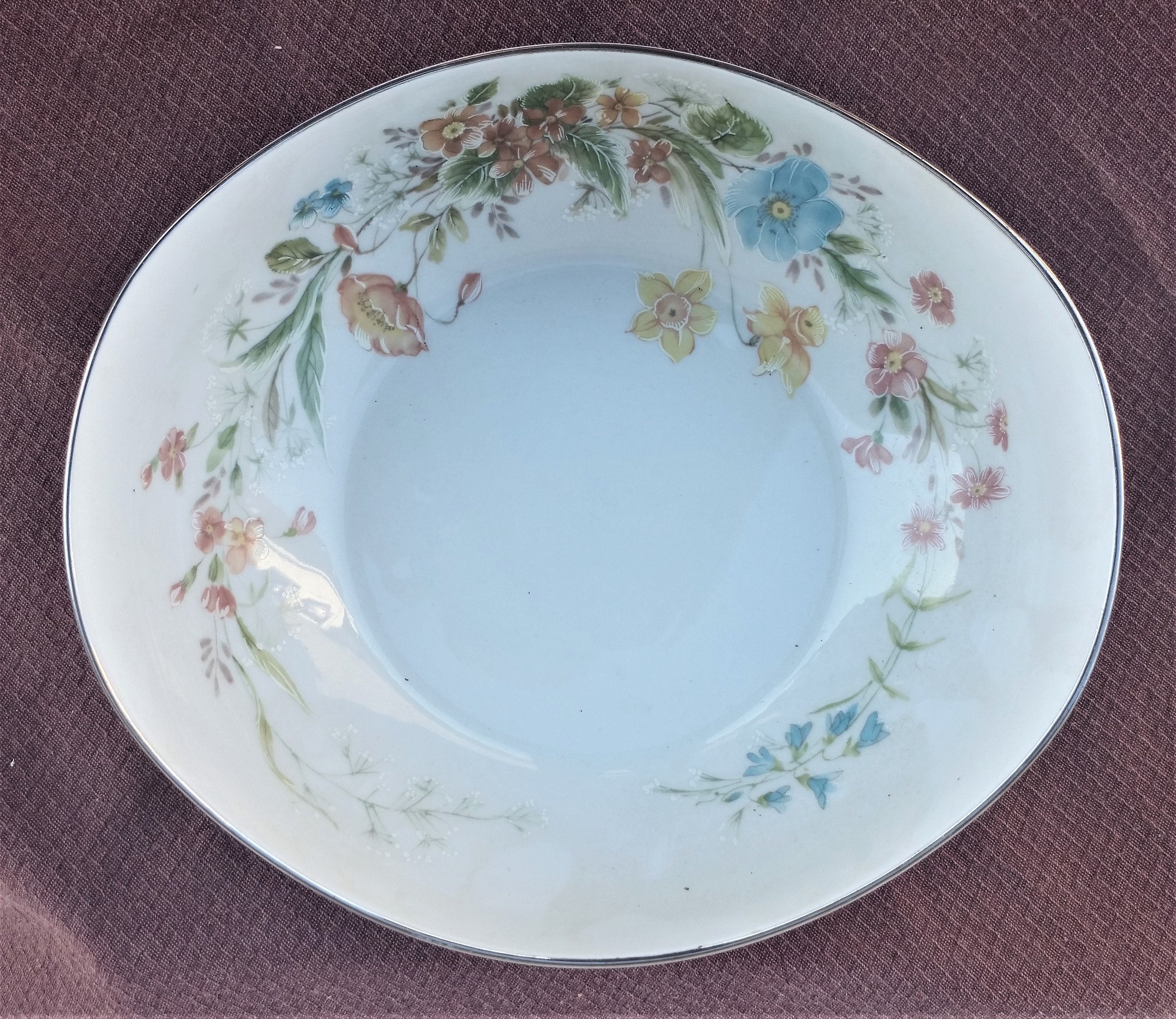 Berkshire by Premiere Vintage Fine China 1 Dinner Plate Etsy